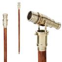 Steampunk Telescope Walking Stick